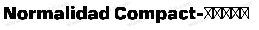 Normalidad Compact字体转换